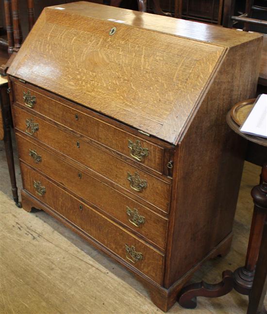 Georgian Oak bureau(-)